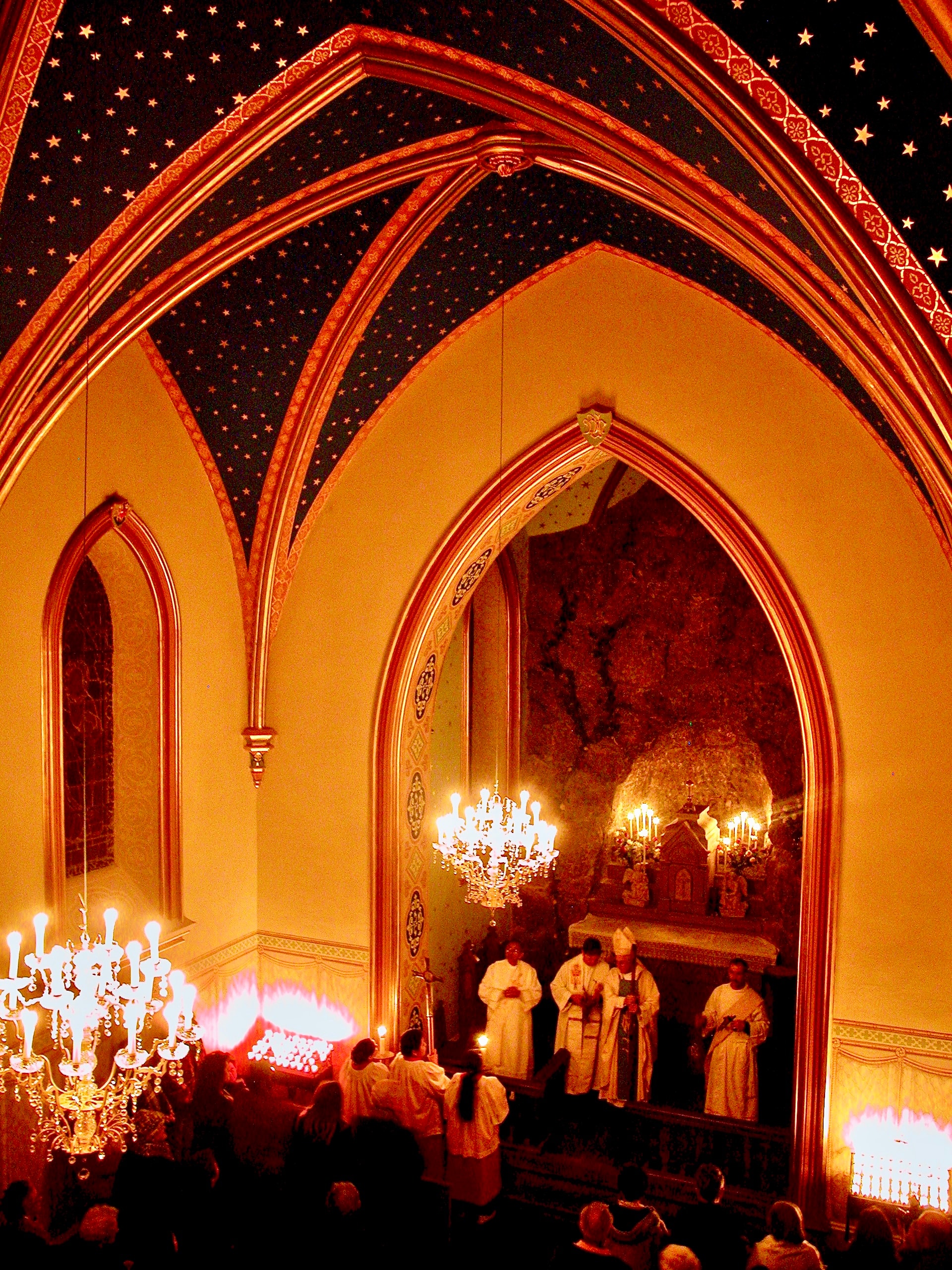 Lourdes Chapel — Candlelight Ceremony