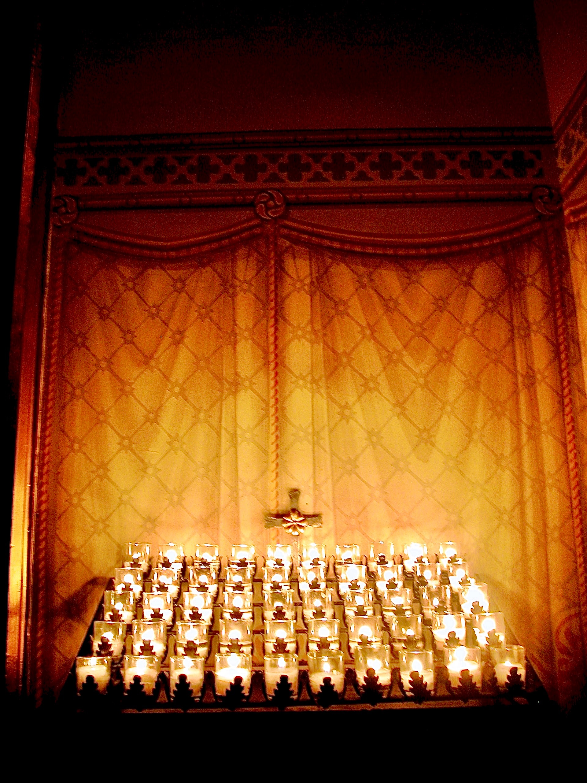 Lourdes Chapel — Votive Candles
